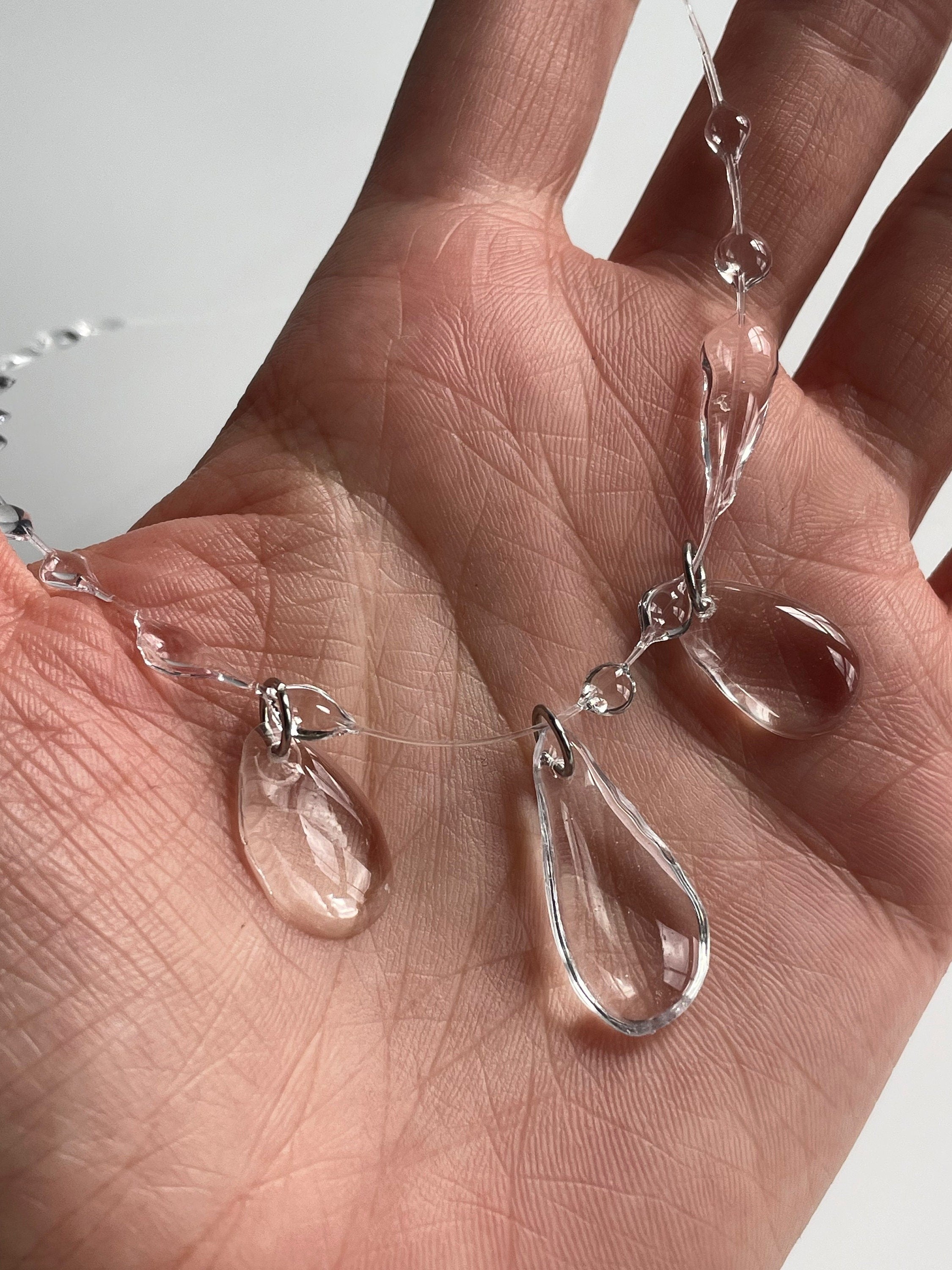 Crystal Teardrops Necklace