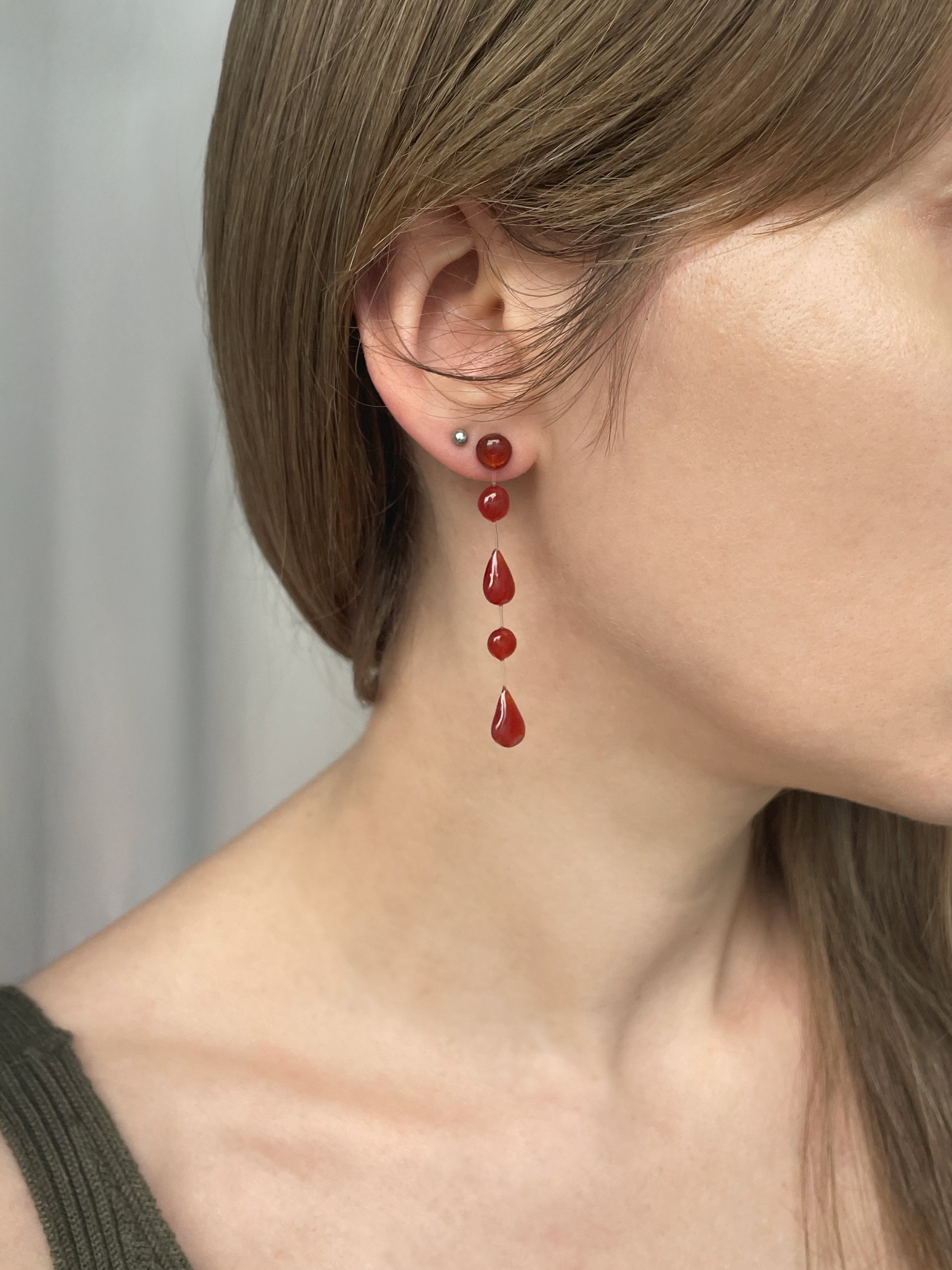 Blood Drops Earrings