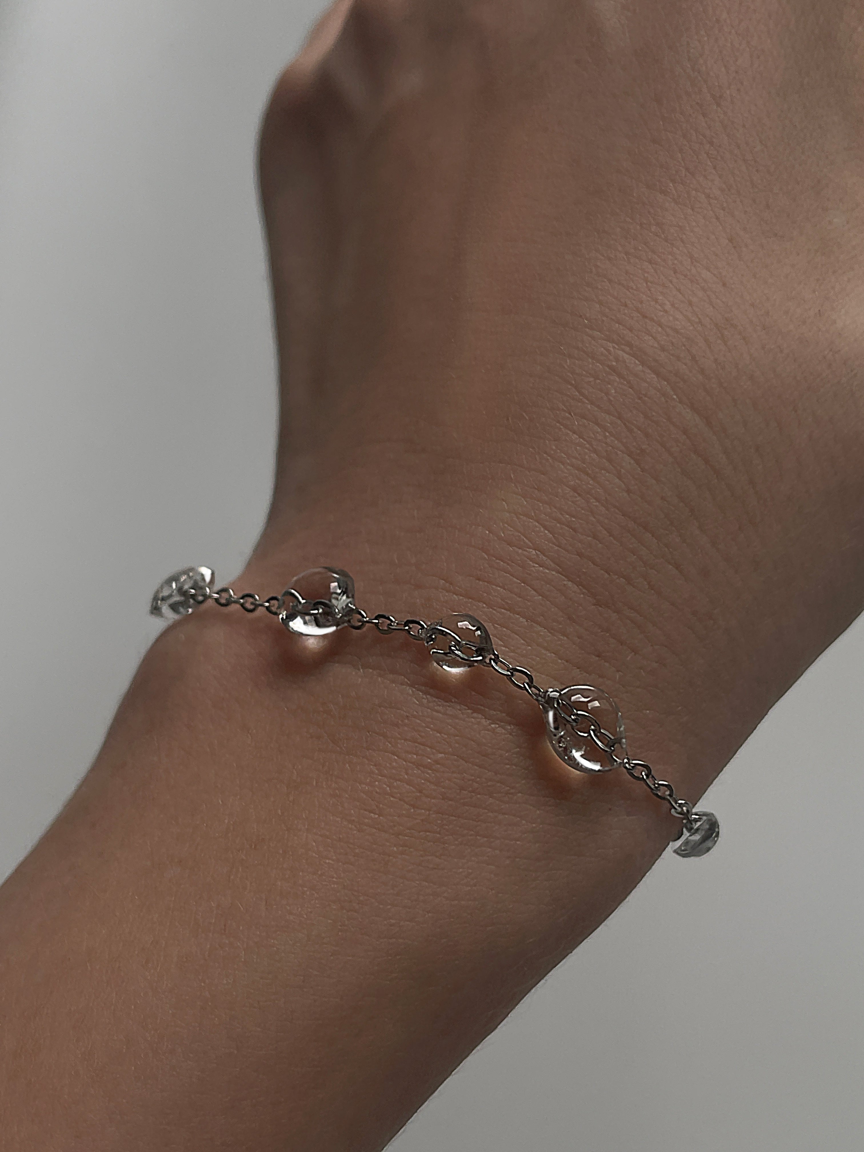Dainty Raindrops Chain Bracelet