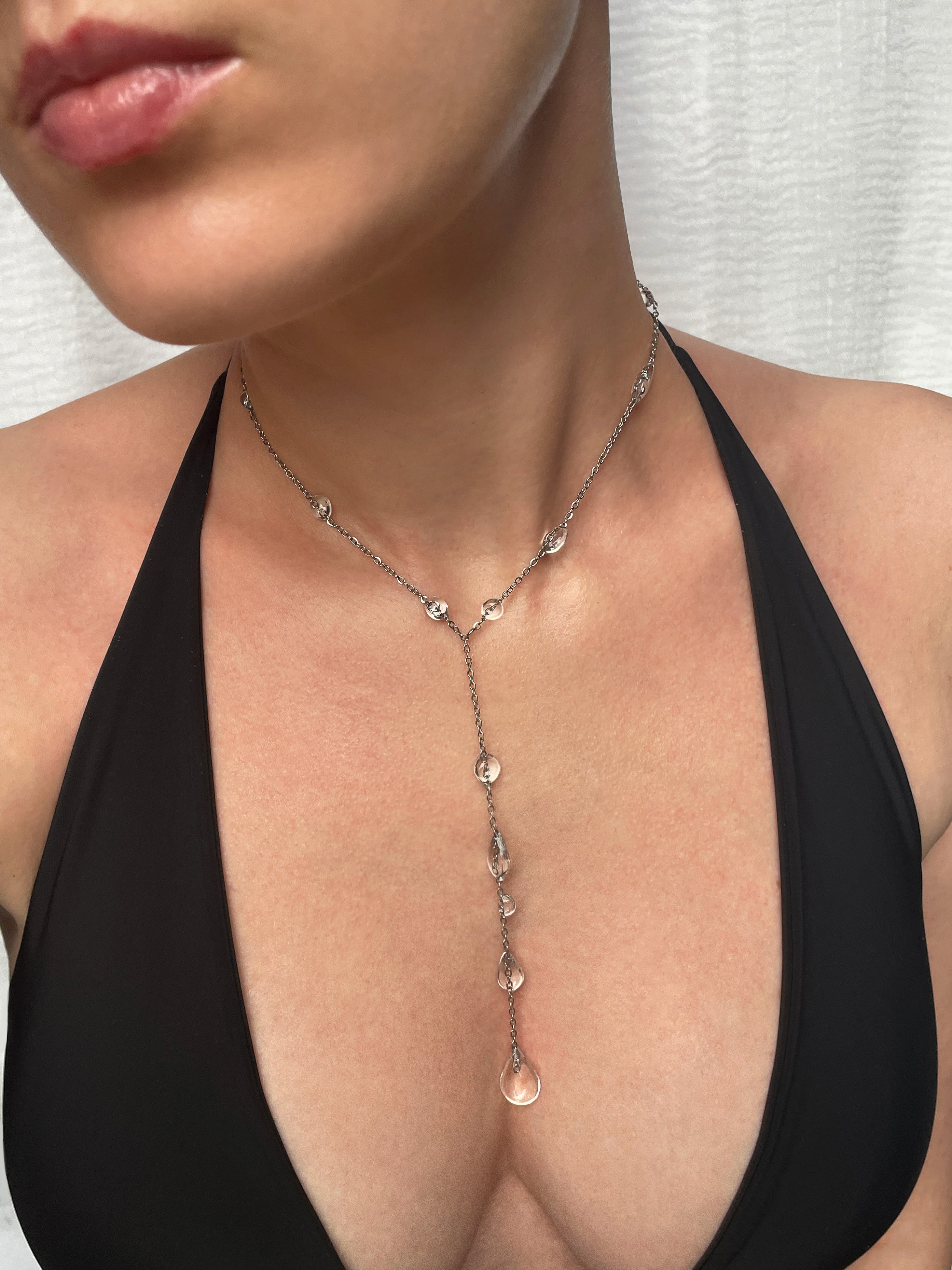Raindrops on Chain Necklace
