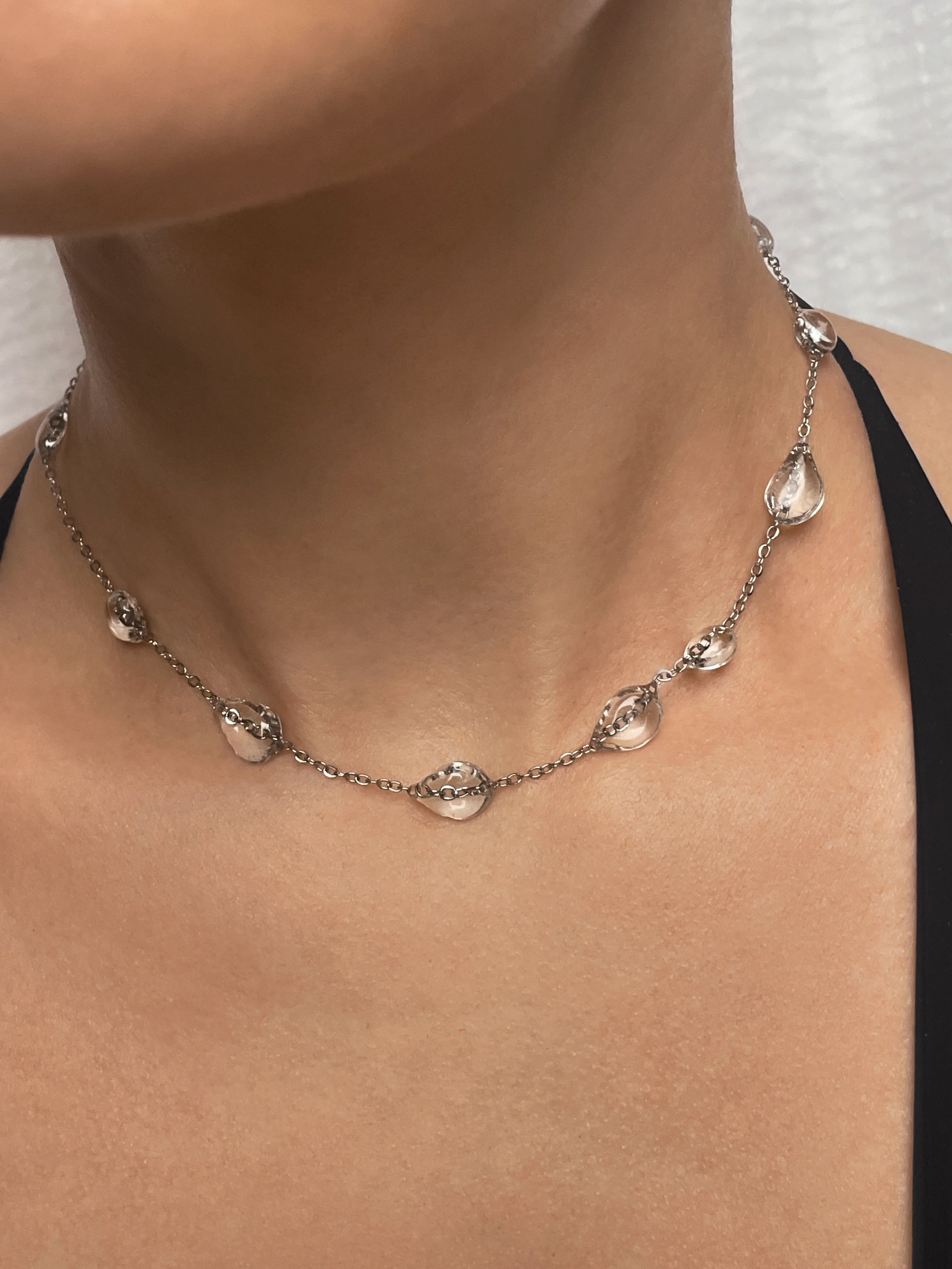 Dewdrops on Chain Necklace