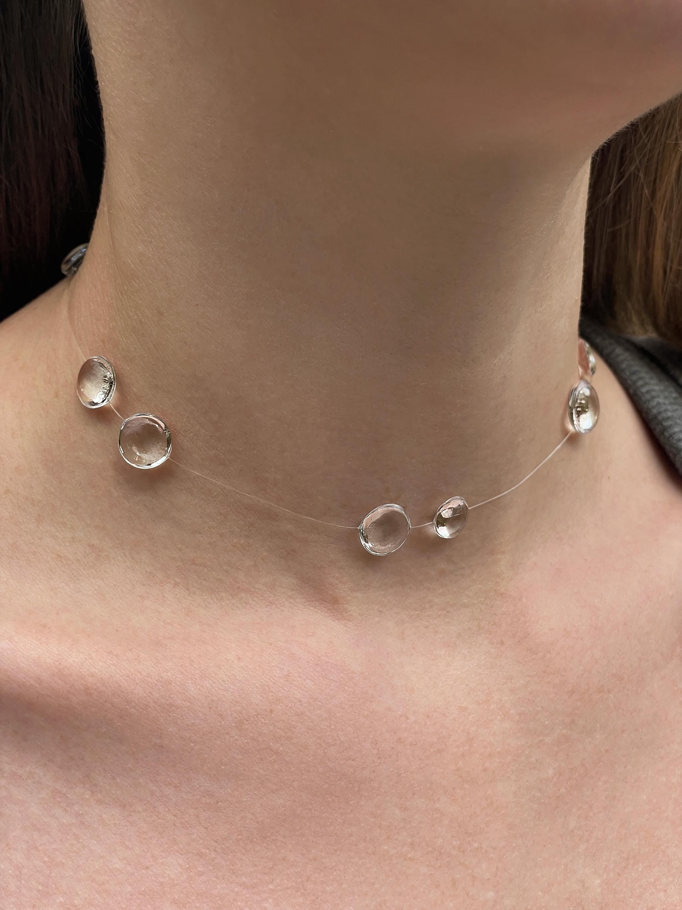 Droplets Choker Necklace